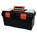 Totalturf 20 Inch Plastic Tool box with Tray and Dividers TO2586538